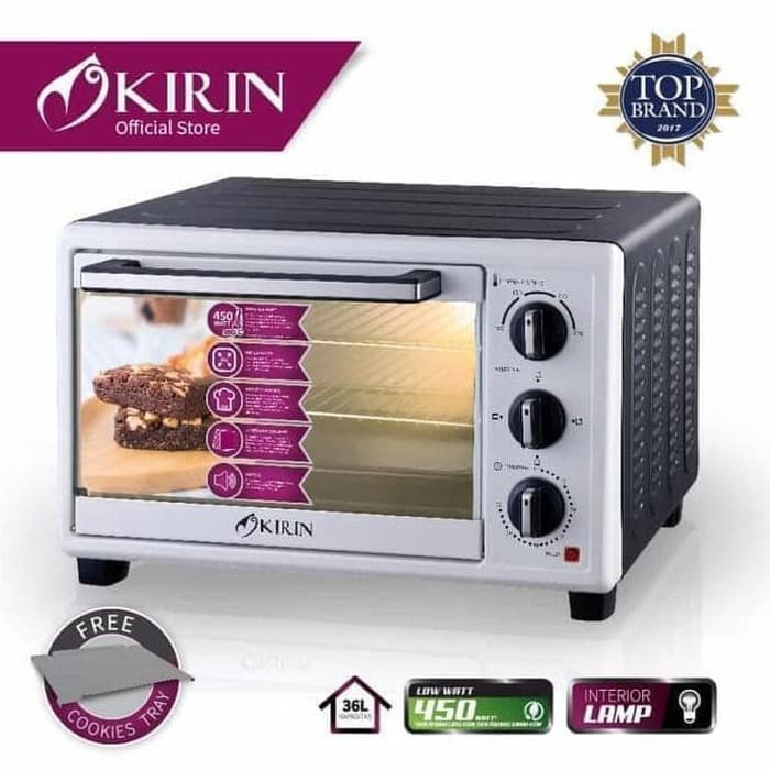 Oven Toaster KIRIN 36 Liter Low Watt KBO 360LW Terbaru Harga Promo