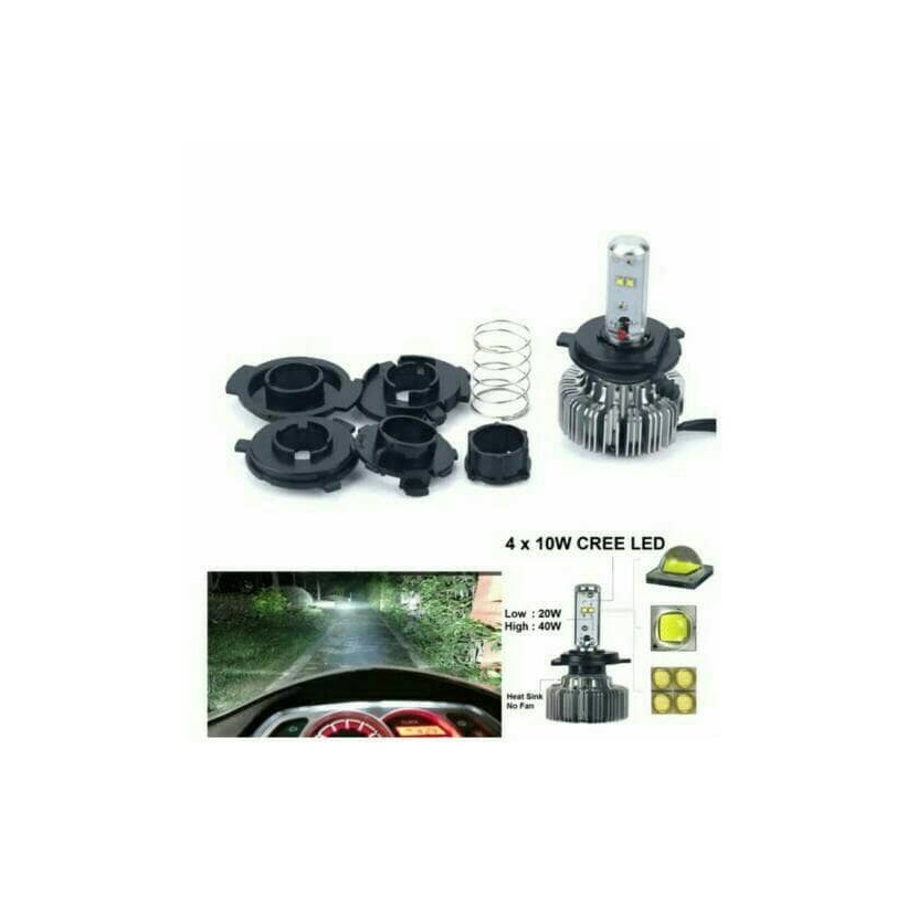 LAMPU LED H6/H4 CREE DWI FUNGSI
