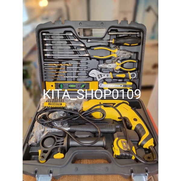 Krisbow Set Bor Listrik 37 Pcs 600 Watt Set Bor beton