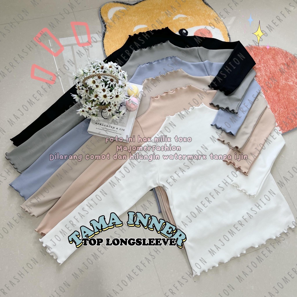 MAJOMER ® | TAMA INNER LENGAN PANJANG TOP