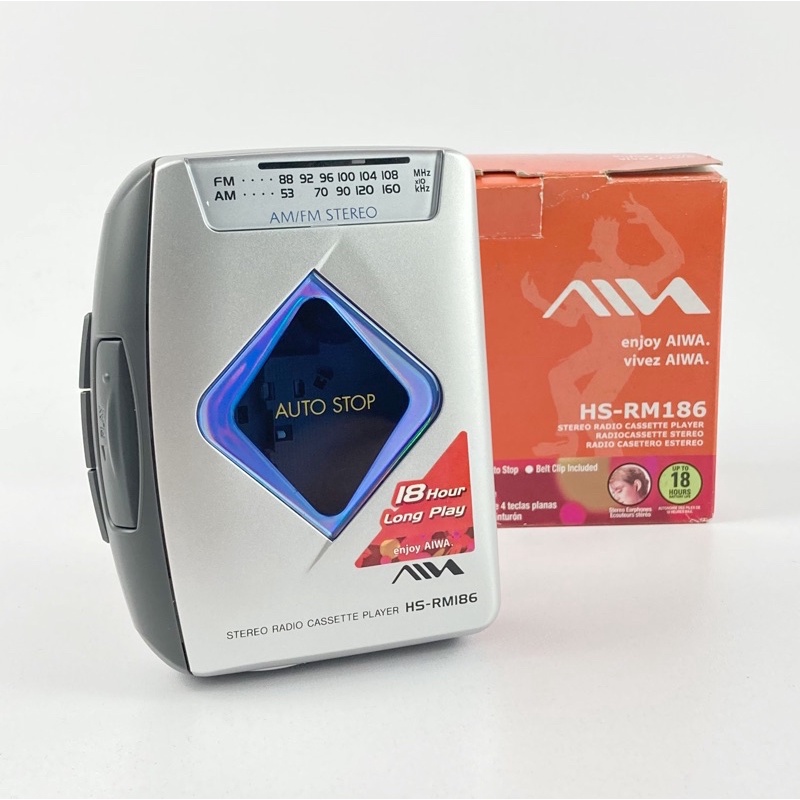 Walkman AIWA HS-RM186 - Radio Cassette Player / Pemutar Kaset Pita
