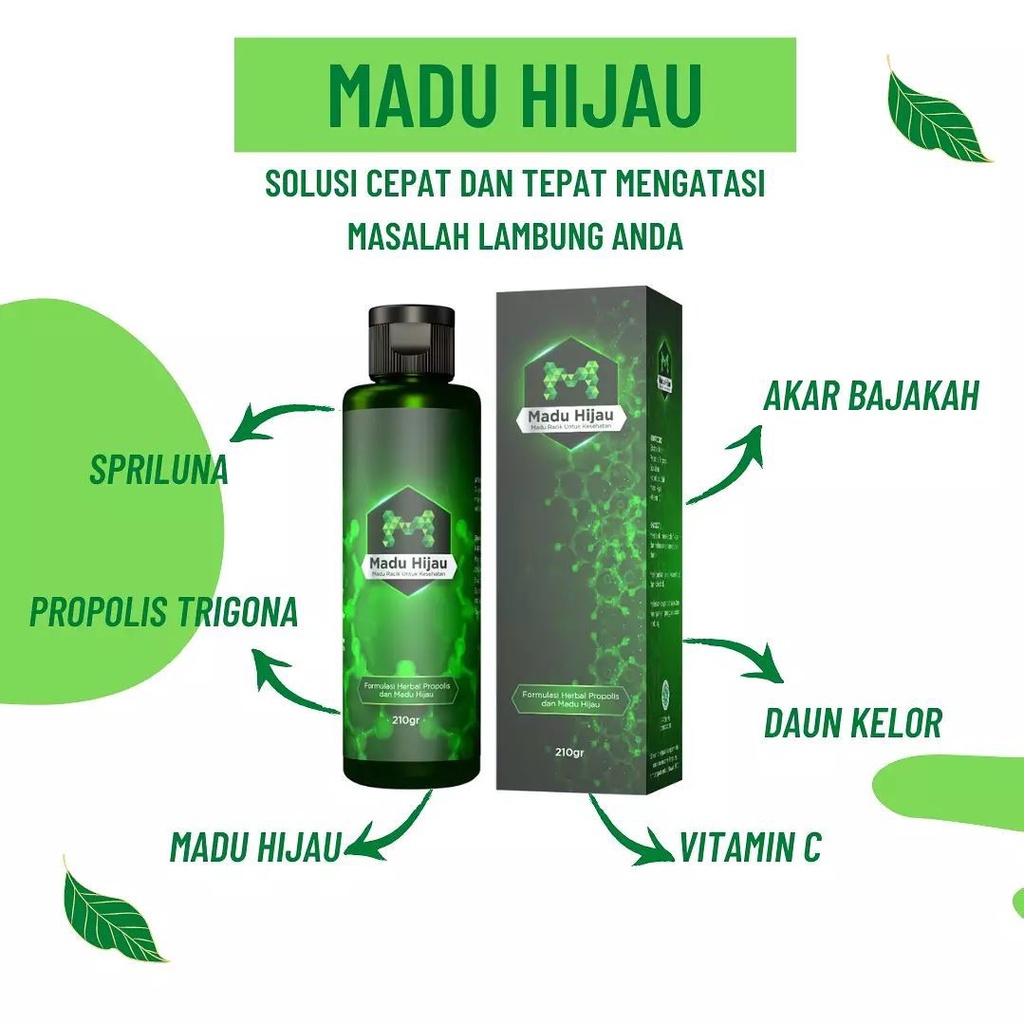 

(Bisa COD) Madu Hijau Ijo Herbal Asam Lambung Maag Madu Lambung Original Asli Madu Ijo Untuk Lambung Ori
