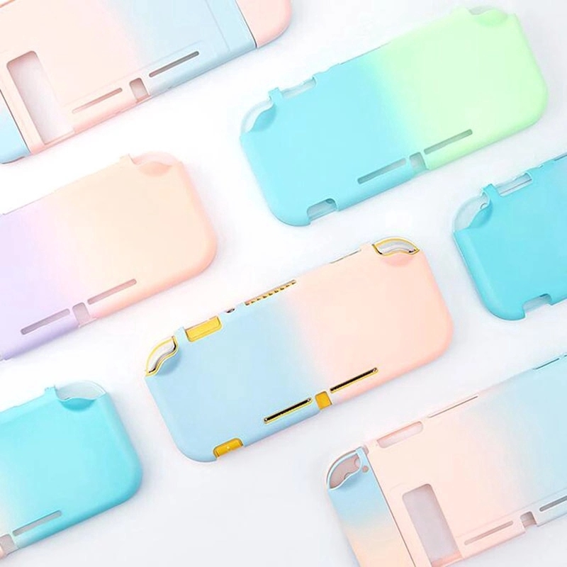 Hard Case Full Cover Depan Belakang Warna Gradasi Matte Kristal Untuk Konsol Nintendo Switch Lite