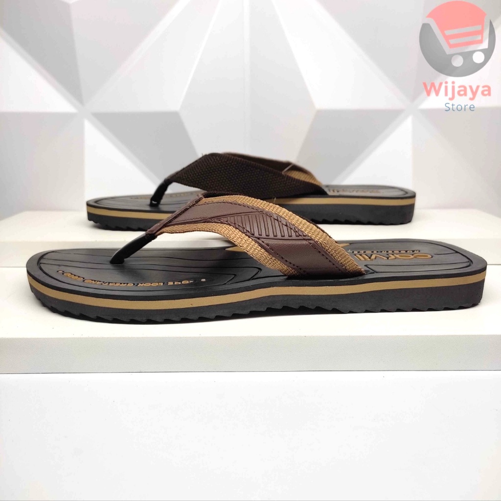 Sandal Pria Carvil Original New EMW Sendal Jepit Cowok Laki-Laki Desain Modern dan Berkualitas Tetap yang Terbaik