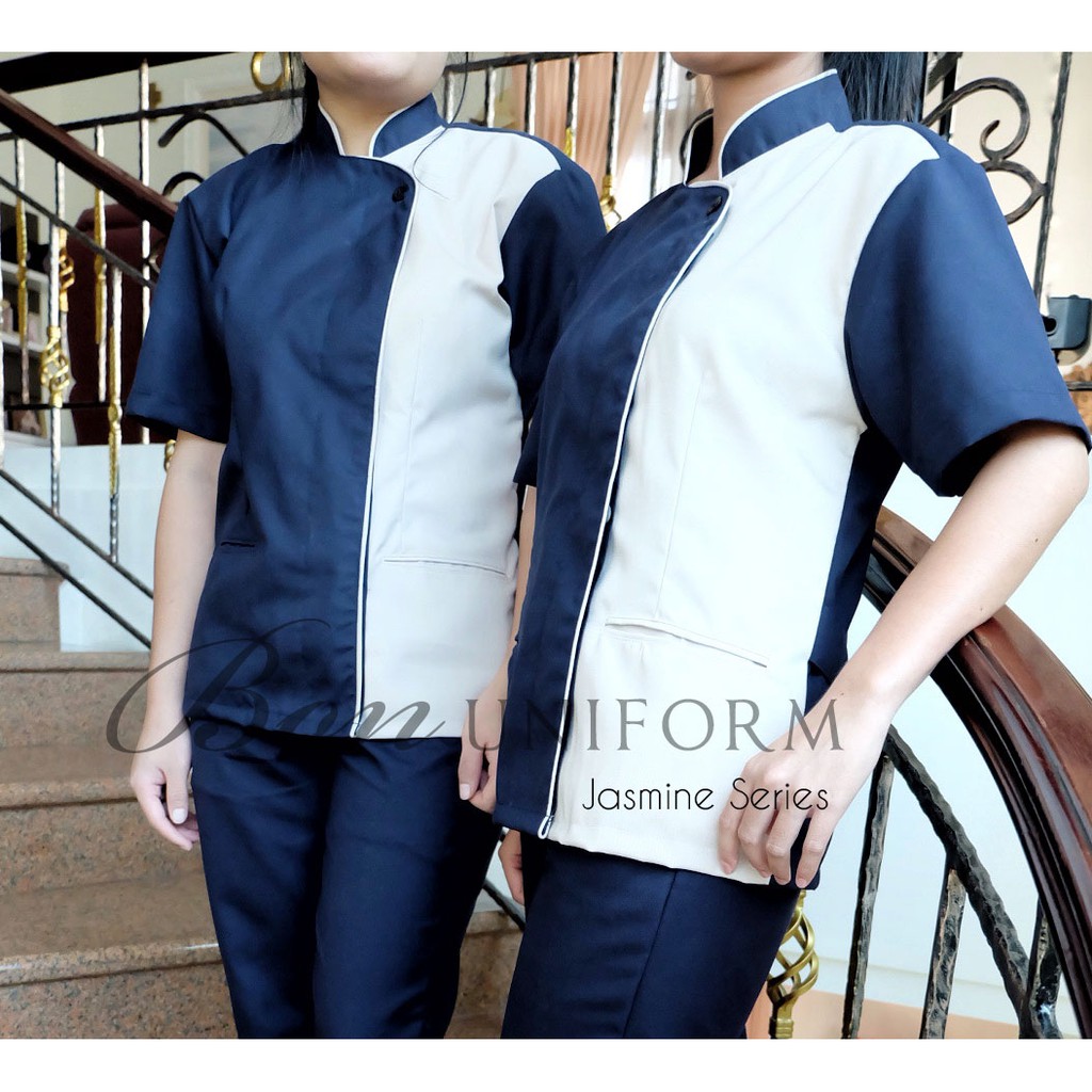 Baju Suster / Seragam Suster Bon Uniform - Premium Nanny’s Uniform - Jasmine Series