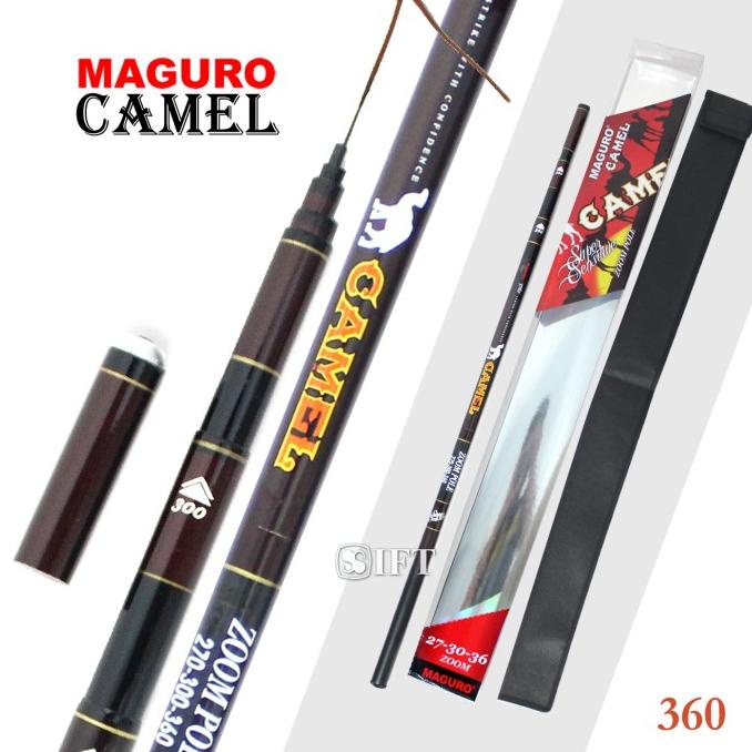 Joran Tegek Maguro CAMEL Zoom Carbon | 360 450 540 630 | Teleskopik ---terbaru---