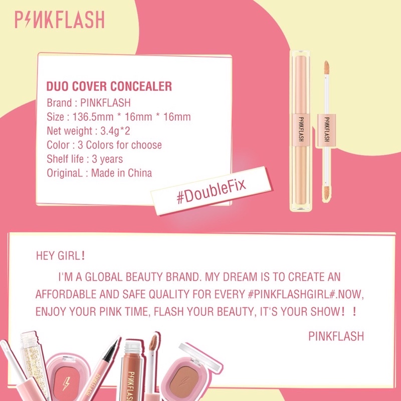 Image of Pinkflash Duo Cover Concealer #8