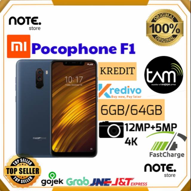 Xiaomi Pocophone F1/ MI Pocophone 6/64GB/ Original / Garansi Resmi