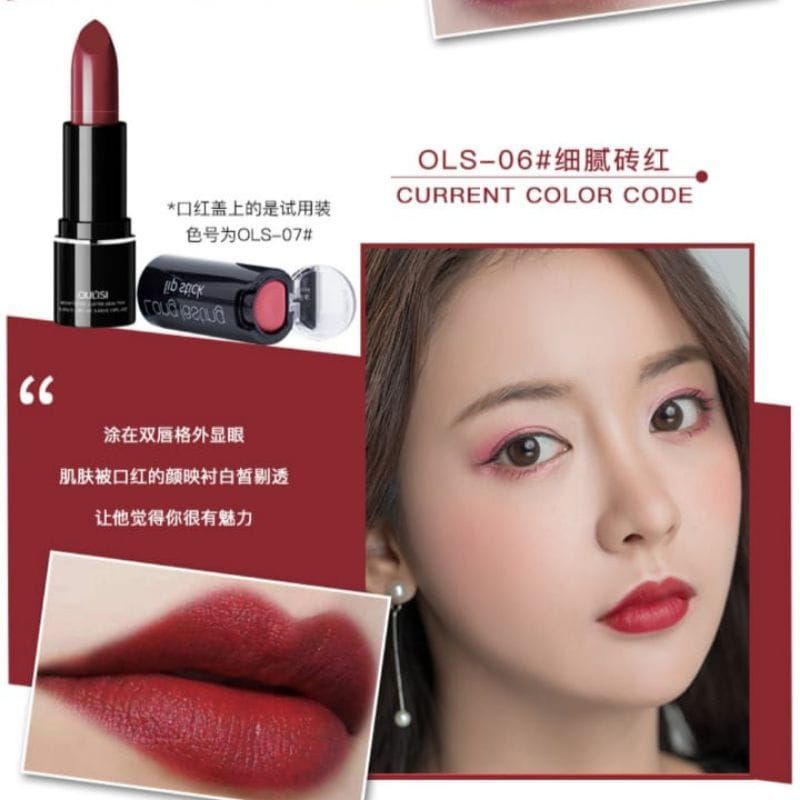 Medan Termurah Lipstik long stay Lipstick oulisi Long lasting