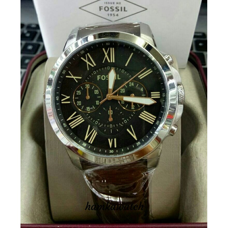 jam tangan / Watch_Id fosil original fs4813 leather brown