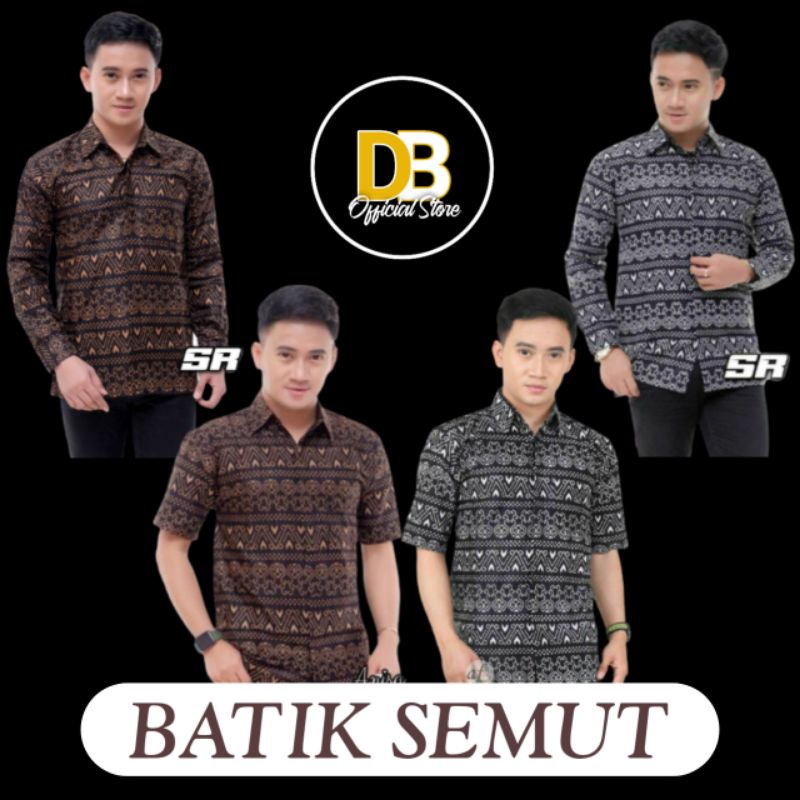 BAJU BATIK PRIA LENGAN PANJANG DAN PENDEK MOTIF SEMUT M L XL XXL / KEMEJA BATIK PRIA LENGAN PANJANG / HEM BATIK PRIA LENGAN PENDEK / BAJU BATIK / BATIK PEKALONGAN / BATIK NUSANTARA INDONESIA / TERMURAH DAN TERLARIS / BISA COD / BATIK JOKOWI