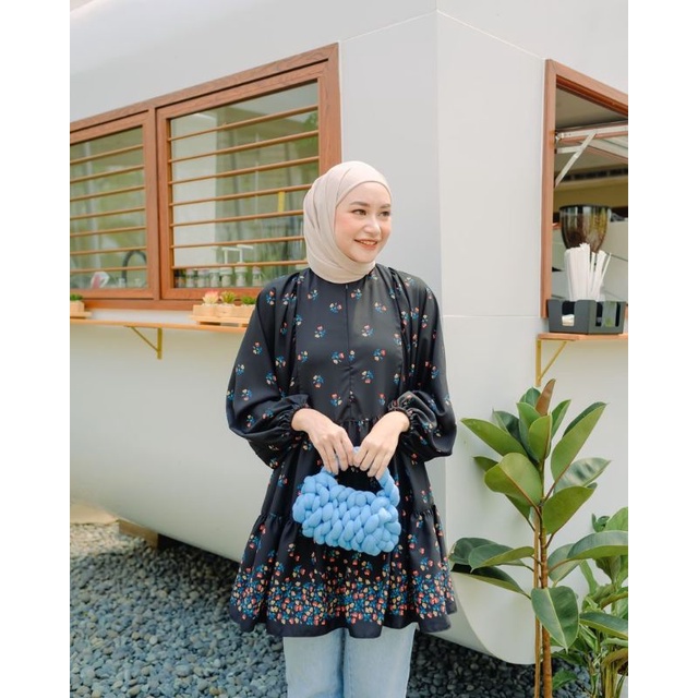 atasan tunik blouse Haideeorlin, Ora Hanai