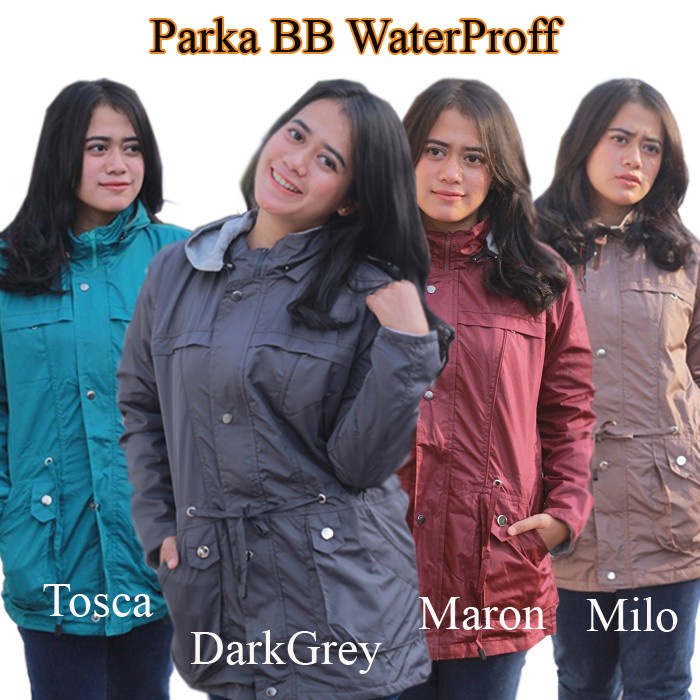 Promo Jaket Bolak Balik Parka Wanita  Berkualitas Tahan Air Mayers Import Anti Luntur Jaket Gunung Elegan