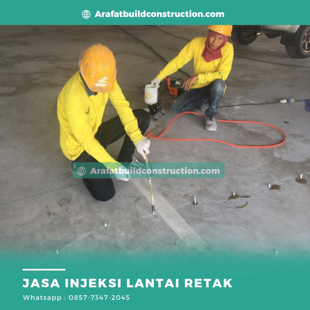 JASA INJEKSI LANTAI RETAK ATAU BOCOR