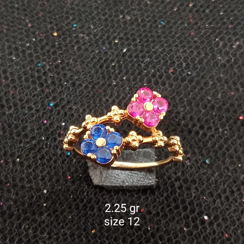 Cincin emas 17K - 2.25 gr kadar 750 - 3760