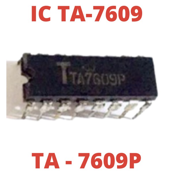 IC TR TA7609 TA7609P TA-7609P TA-7609 TA 7609 7609P TA-7609-P ORI AISI 5 BAND GRAPHIC EQUALIZER
