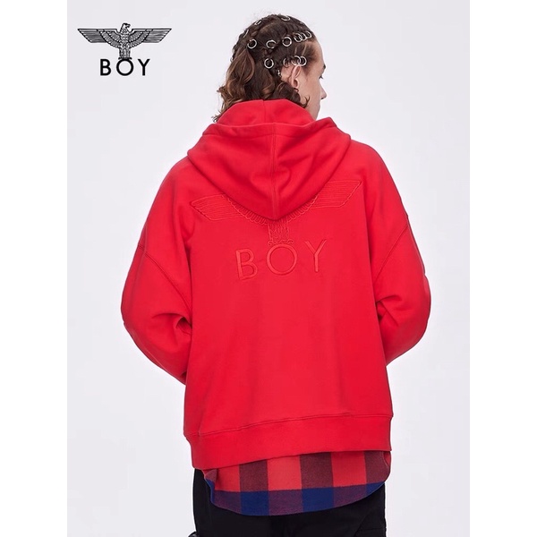 BOY74 SWEATER HOODIE BOY LONDON PRIA WANITA ASIA EROPA FULL BORDIR