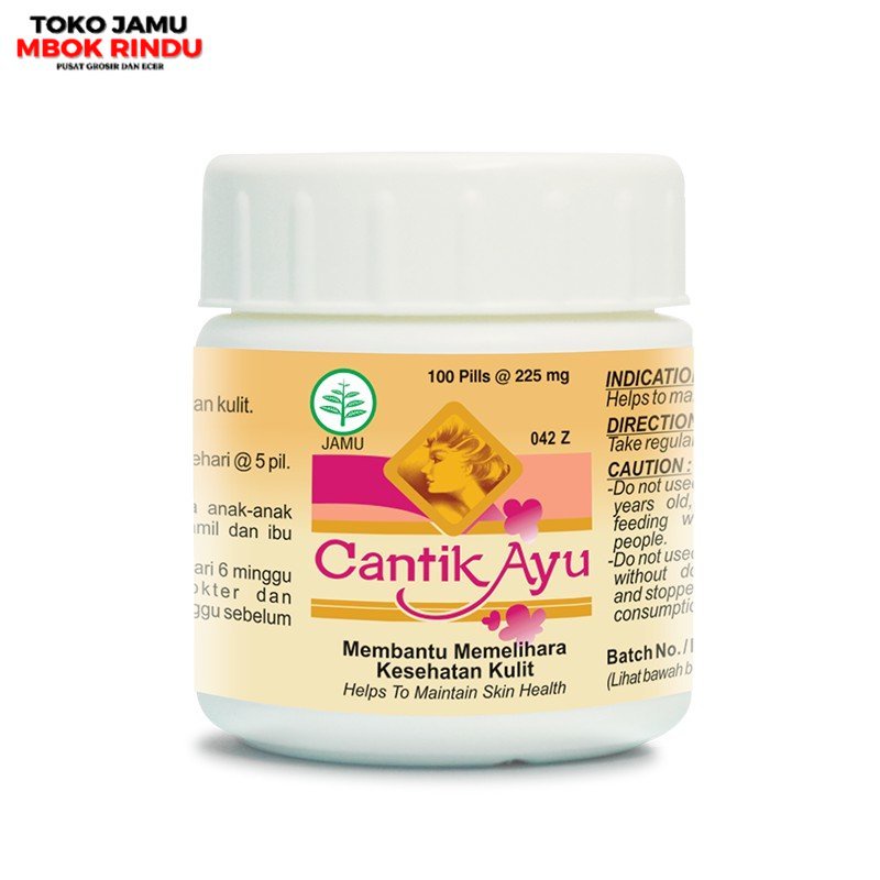 

CANTIK AYU 100 PIL Borobudur Herbal - Membantu memelihara kesehatan kulit