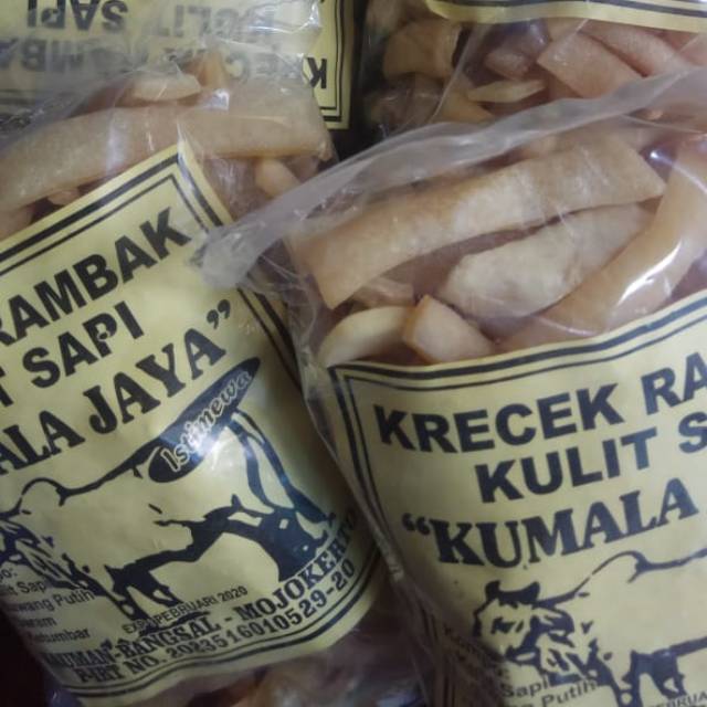 

Rambak sapi super kumala jaya 250gr