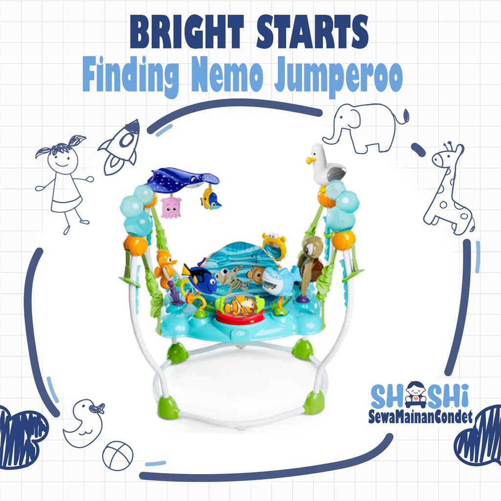 Sewa Bright Starts Finding Nemo Jumperoo