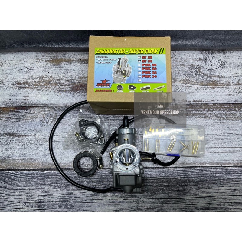 Karburator Karbu Carburator BRT Pe SF 28 - SF 30 - PWK SF 28 30 32 34 SuperFlow Original-1