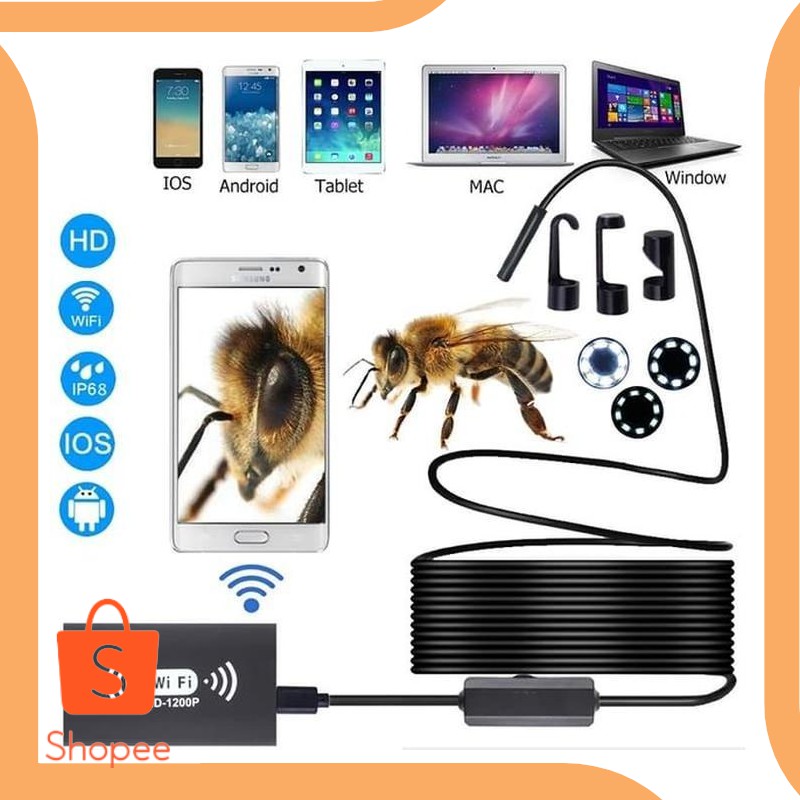 

Unik suku cadang Kamera Endoscope WiFi Waterproof HD 8.0mm 1200P 2M - F13 Diskon