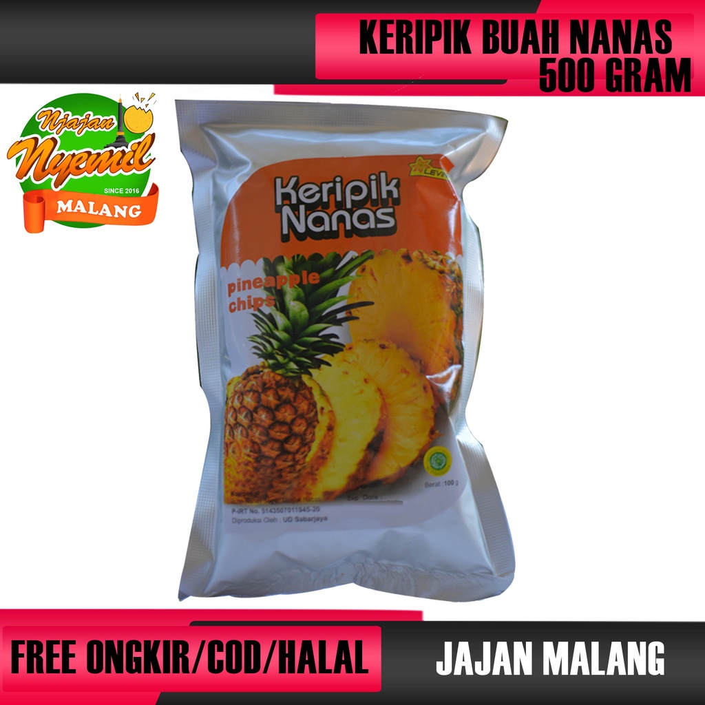 

KERIPIK BUAH NANAS 500 GRAM