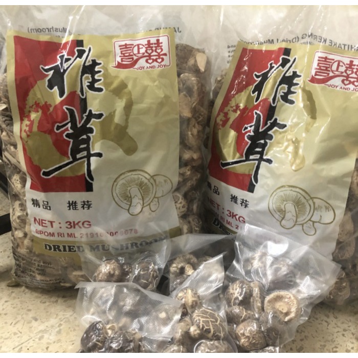 

Termurah Hiokio jamur shitake 150gr repack / jamur kering /dried mushroom