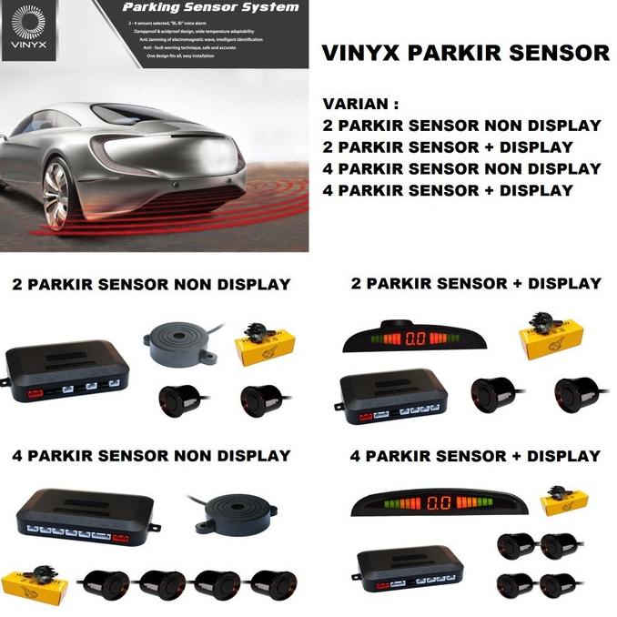 ORI Parkir Sensor Parkir Mundur Mobil 2 4 Titik Mata Display Non Display