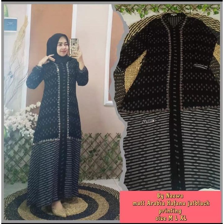 Abaya Hikmat KW Nazwa Original