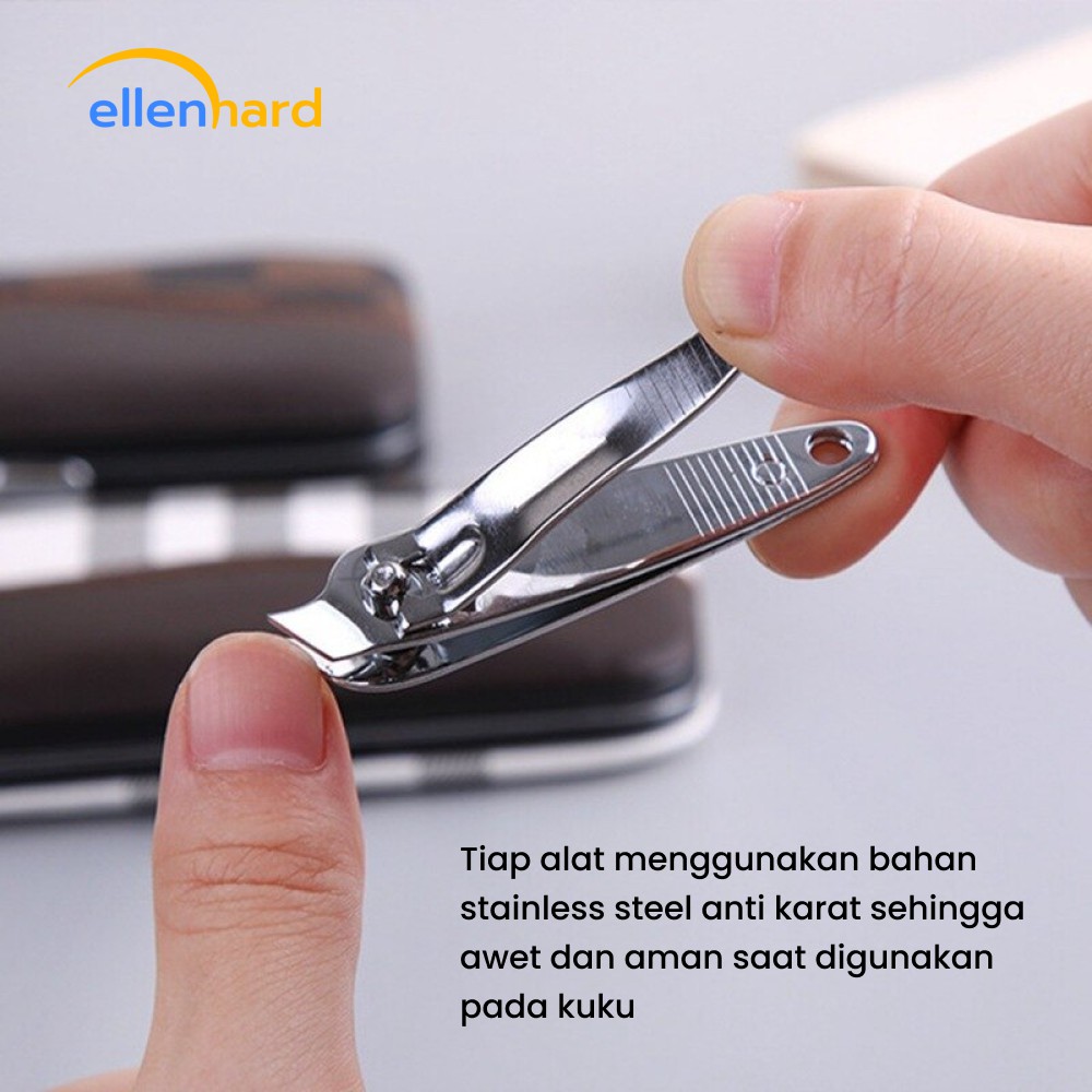 Gunting Kuku Set 7 Pcs Perawatan Kuku Telinga Alis Manicure Pedicure Set