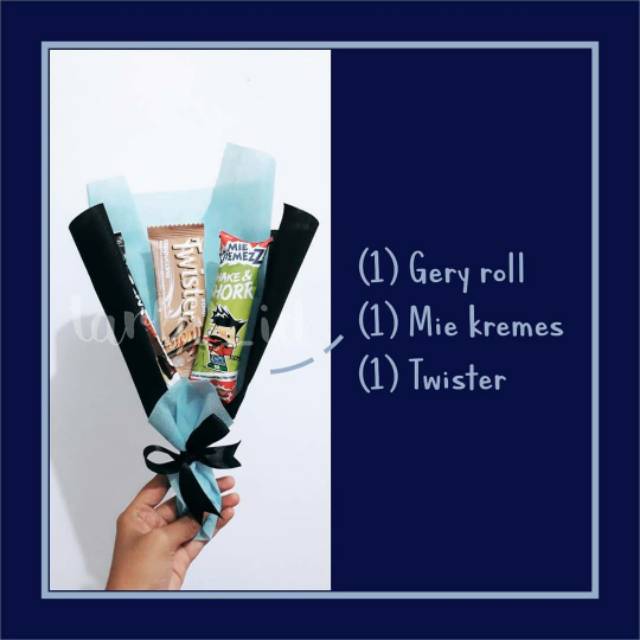 

Buket Super Mini 45ribu/Buket Snack/Kado Wisuda