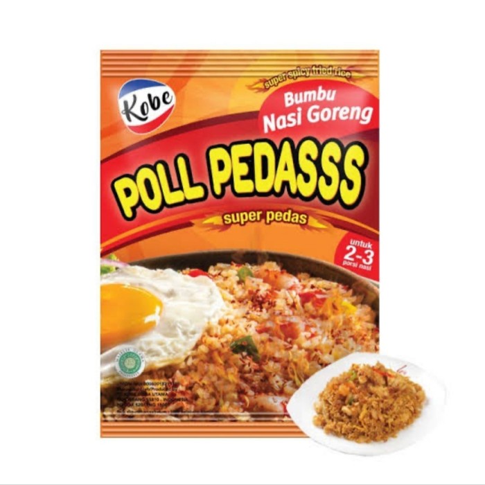 

ds001vv Bumbu Kobe Nasi Goreng Poll Pedas Pedasnya Cabai Asli Fsfs201