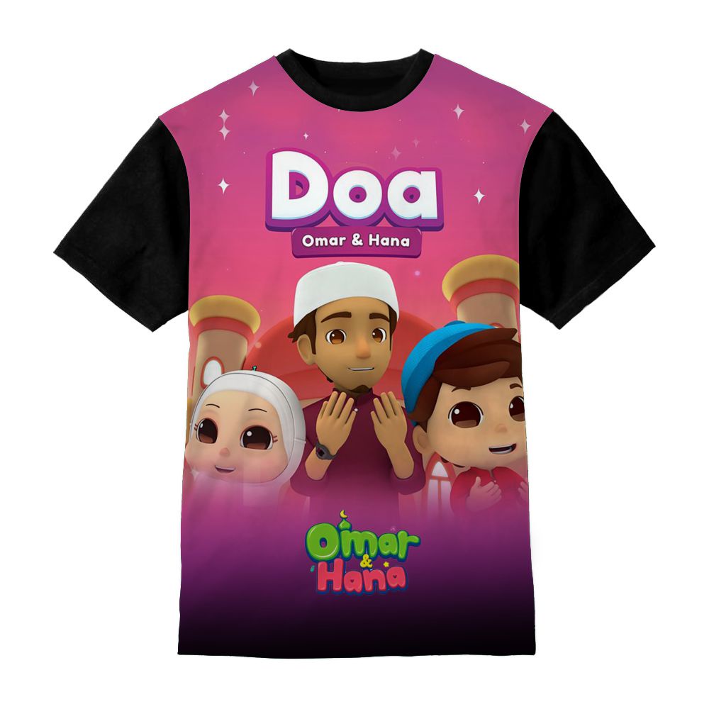 Kaos Anak Omar Hana Baju Anak Umur 1-12 Tahun - Pakaian Omar Hana Doa