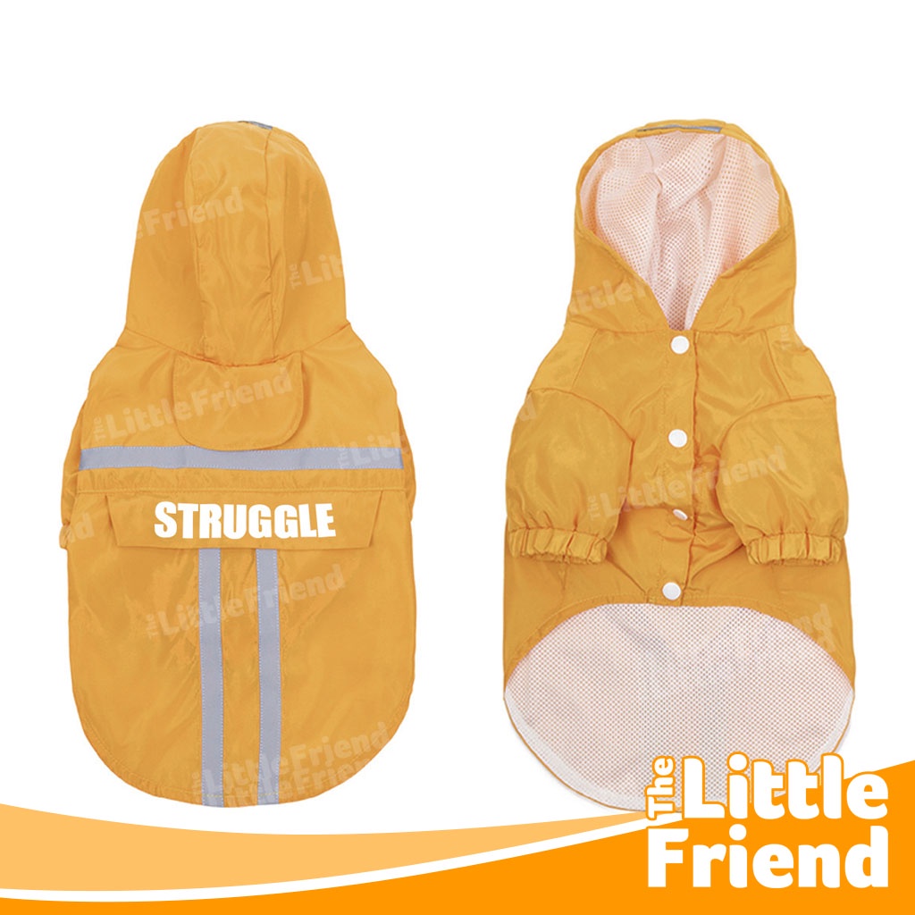 Baju Jas Hujan Anjing Kucing Dog Cat Raincoat Waterproof Anti Air