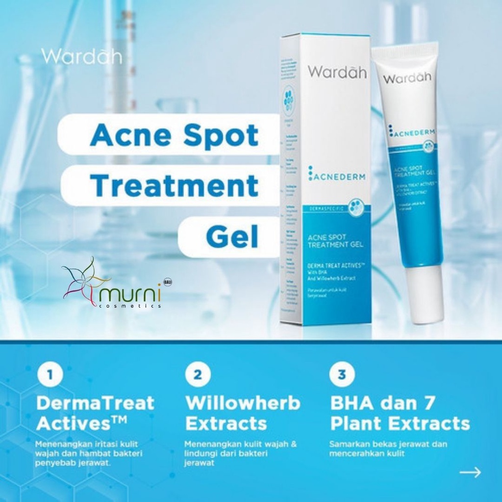 WARDAH Acnederm Acne Spot Treatment Gel 15ml