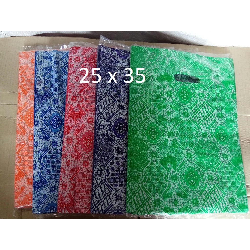 plastik oval batik uk 25x35cm (100Pcs), Plastik packing batik, Plastik Baju