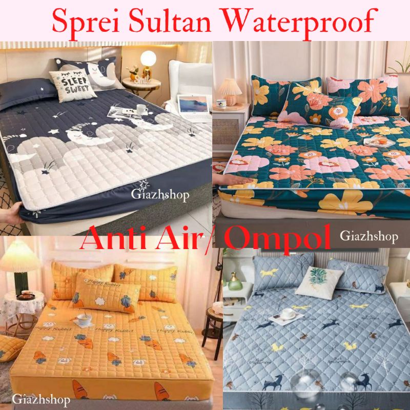 Sprei Waterproof sultan anti ompol anti air SZ 180x200