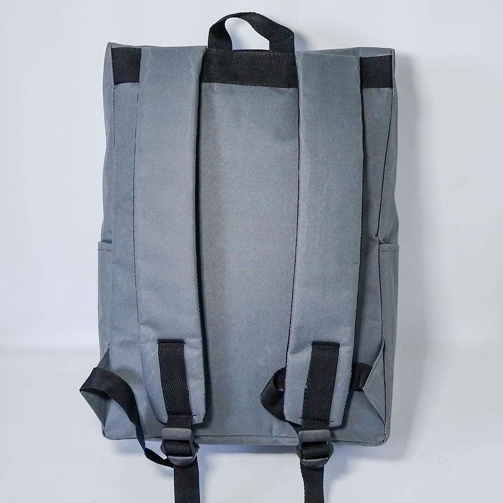 Tas Punggung Roltop Backpack Ransel Warna Grey