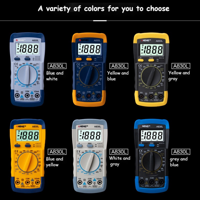 Digital multitester multimeter avometer A830L Visero