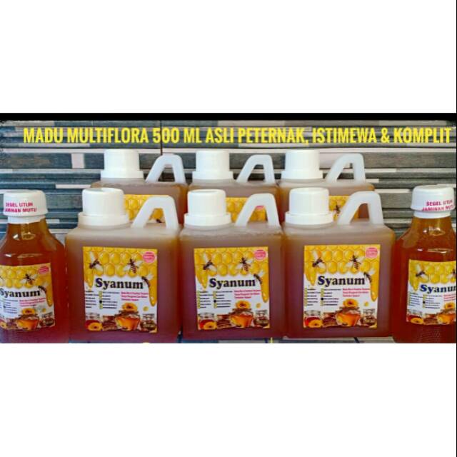 

Madu multiflora royal jelly & bee pollen 500ml