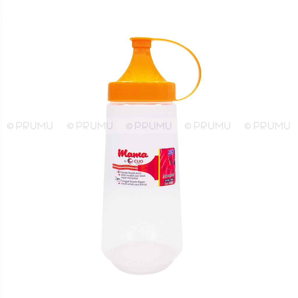 6 Botol Kecap 500 ml | Botol Saos | Botol Mayonnaise | Squeeze Bottles | Botol saus | Botol Sambal |