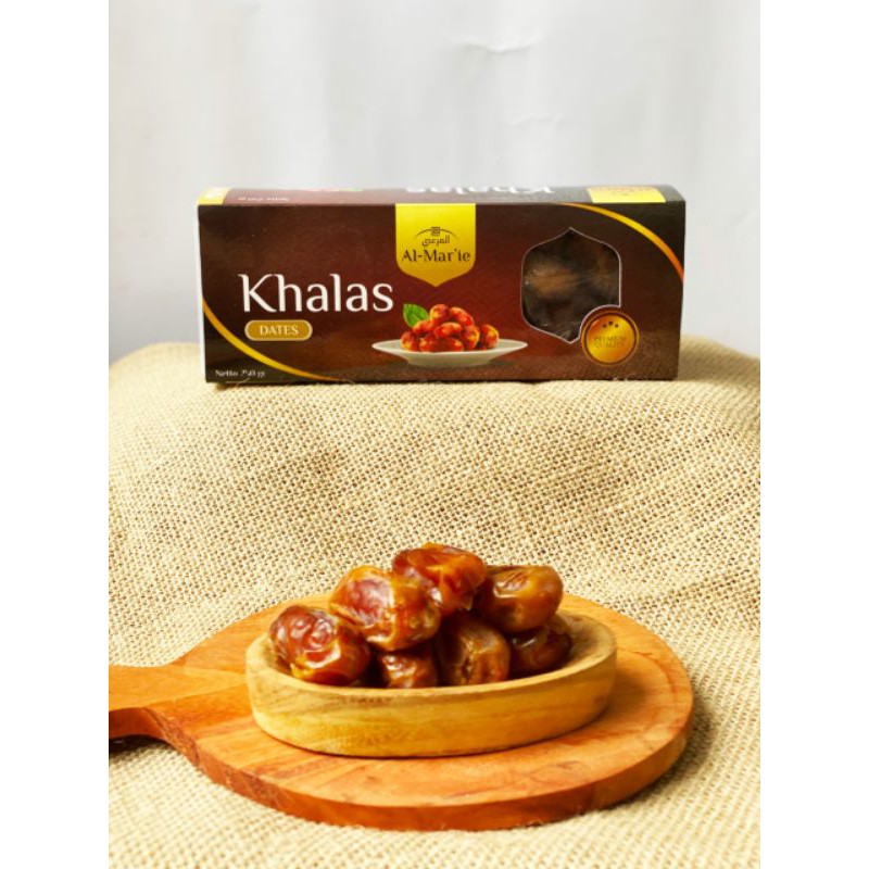 

Kurma Khalas Dates Premium Original 250gram