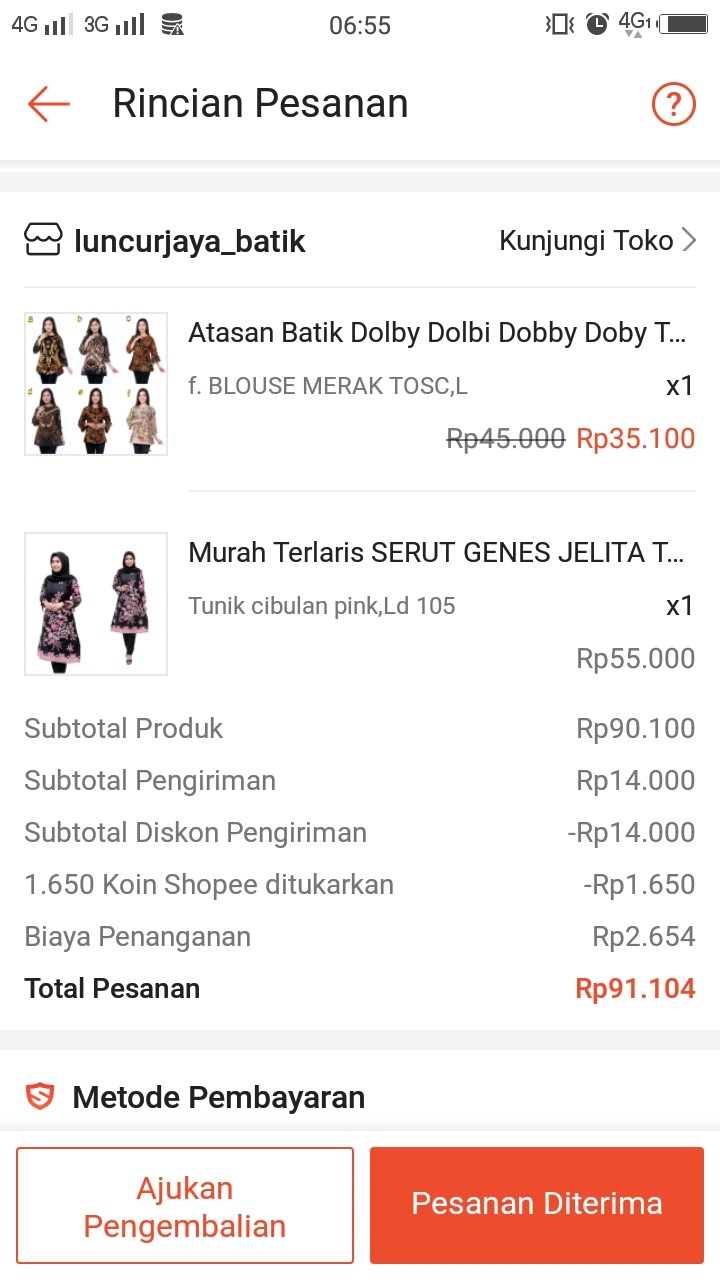 Murah Terlaris Serut Genes Jelita Tunic Navbor Yelbor Whitbor Creambor Tunik Batik