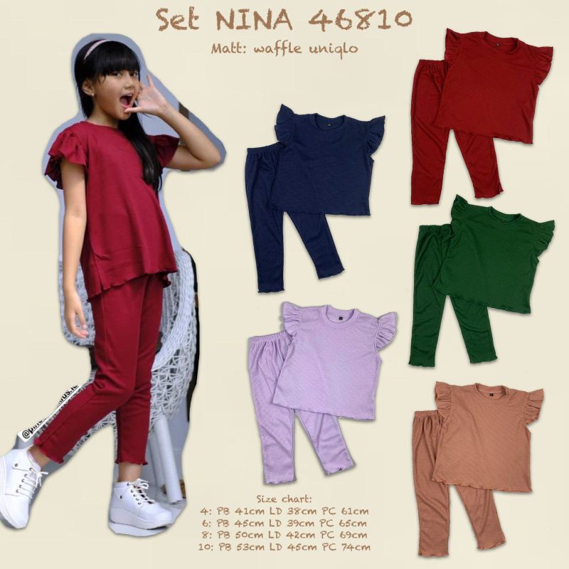 Set Nina Pineapple / Setelan Anak Pineapple / Setelan Anak Cewek / Setelan Anak Perempuan / Setelan 