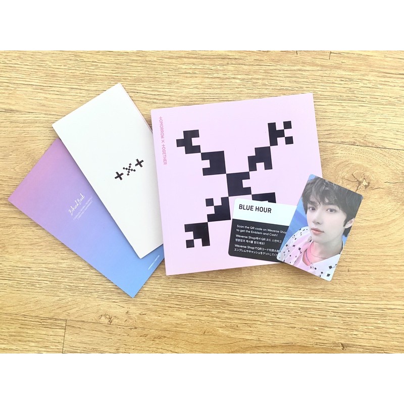TXT Minisode1: Blue Hour Album only + Behind Book + Lyrics Book + Pc Beomgyu + Weverse Scan Official