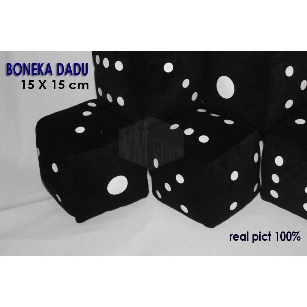 DADU MAINAN BONEKA DADU BESAR DADU JUMBO BANTAL BONEKA DADU ULAR TANGGA RAKSASA 15X15cm