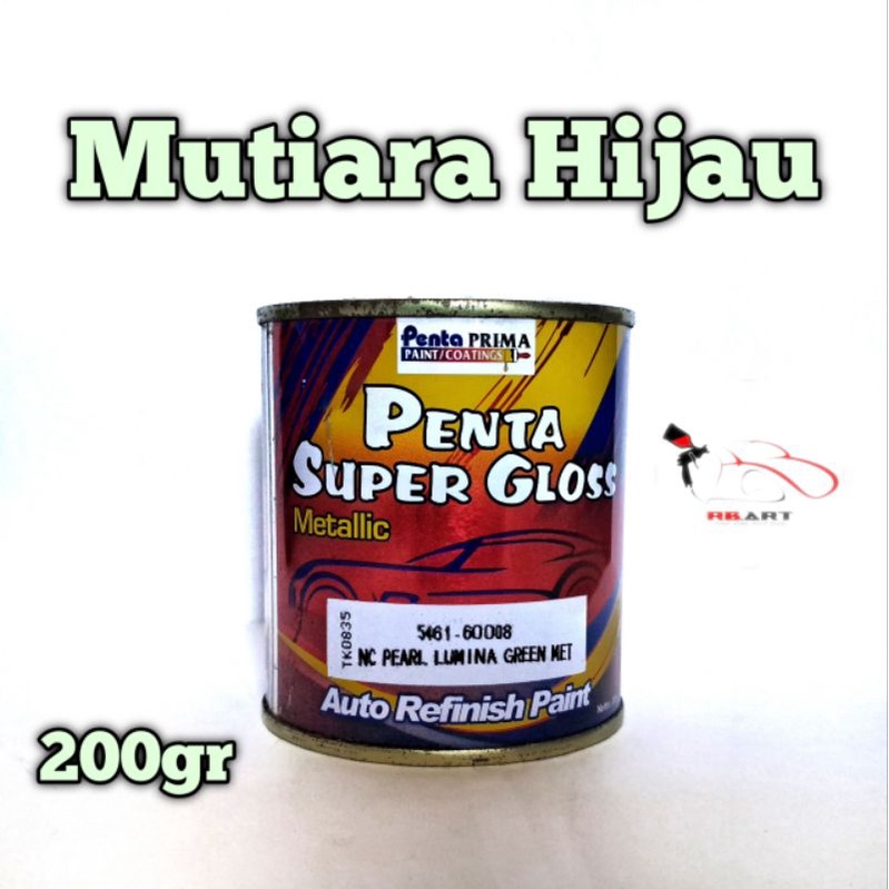 Cat mutiara/lembayung hijau (penta gloss)