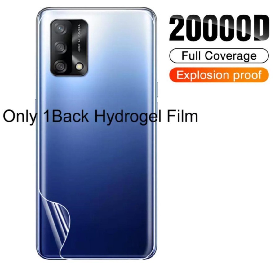 OPPO A78 5G A95 A54 A74 4G A74 5G A1K A92 A52 ANTI GORES HYDROGEL BENING CLEAR BACK PLASTIK PELINDUNG BELAKANG FULL COVER TRANSPARAN SKIN GARSKIN ANTI JAMUR