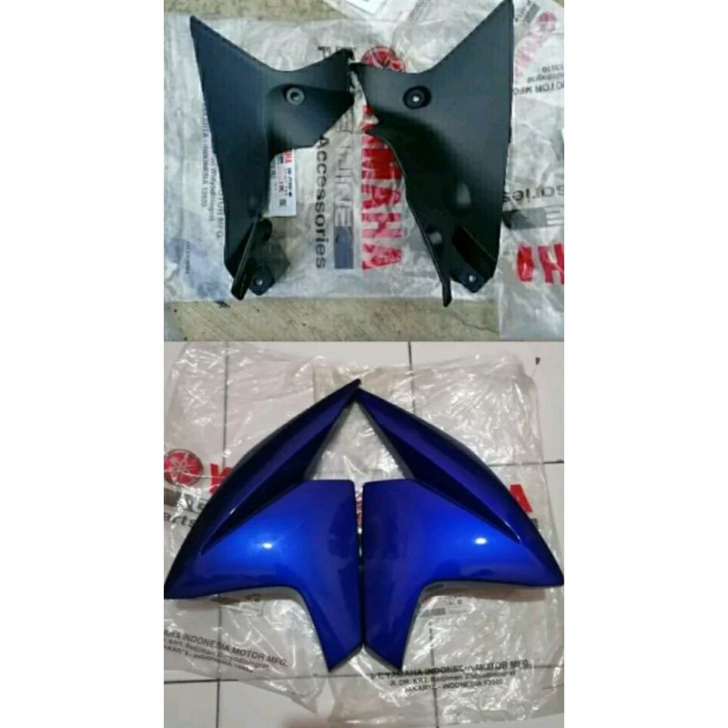SCOOP AIR SET KANAN KIRI DALAM LUAR SAYAP TANGKI SET VIXION NEW NVL BIRU ORIGINAL YAMAHA